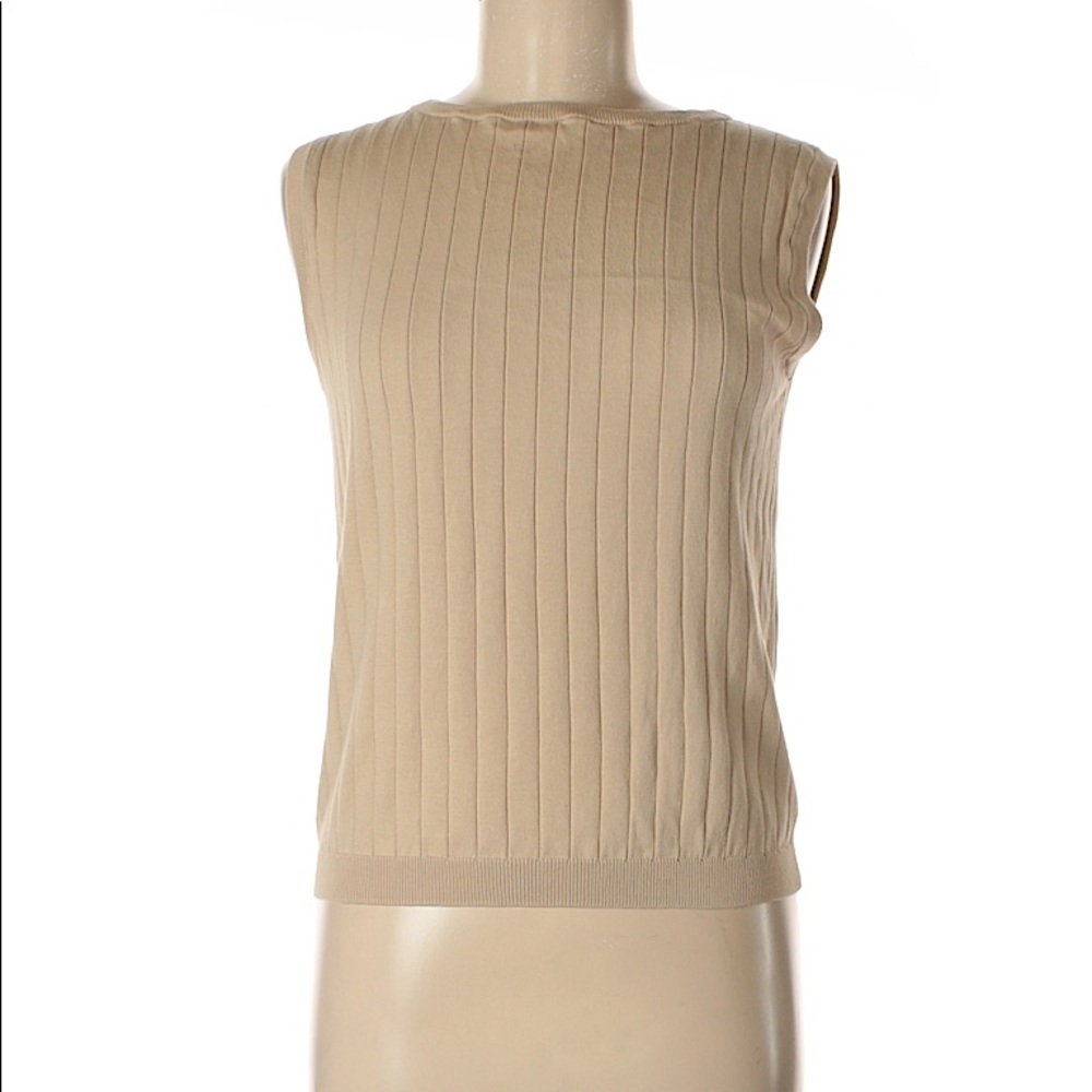 UNIQLO Tan Sweater Vest Sz S